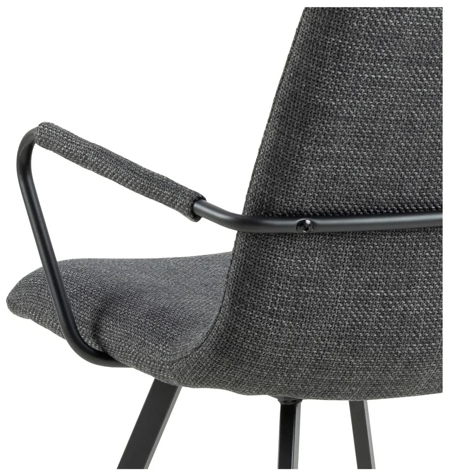 Sedie da pranzo grigio scuro in set di 2 Selina - Actona