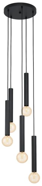 Eglo 98058 - Lampadario a sospensione con filo CORTENOVA 5xE27/60W/230V