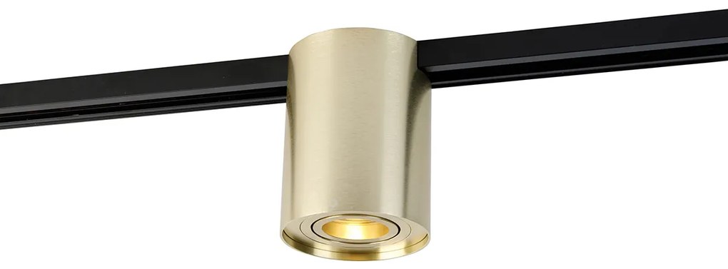 Faretto a binario monofase moderno oro - Rondoo Up