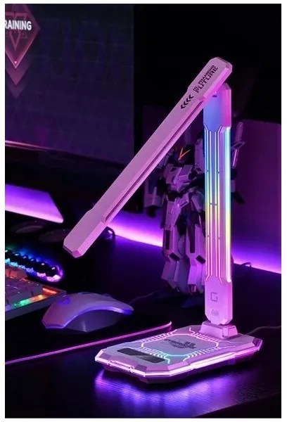 Lampada da tavolo LED RGB dimmerabile ricaricabile touch 7,5W 2700-5300K bianco