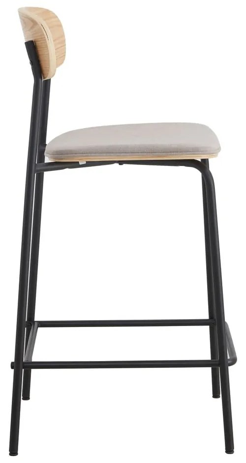 Set di sbagelli da bar neri/grigio tortora 2 pz (altezza della seduta 66 cm) Adriana – Marckeric