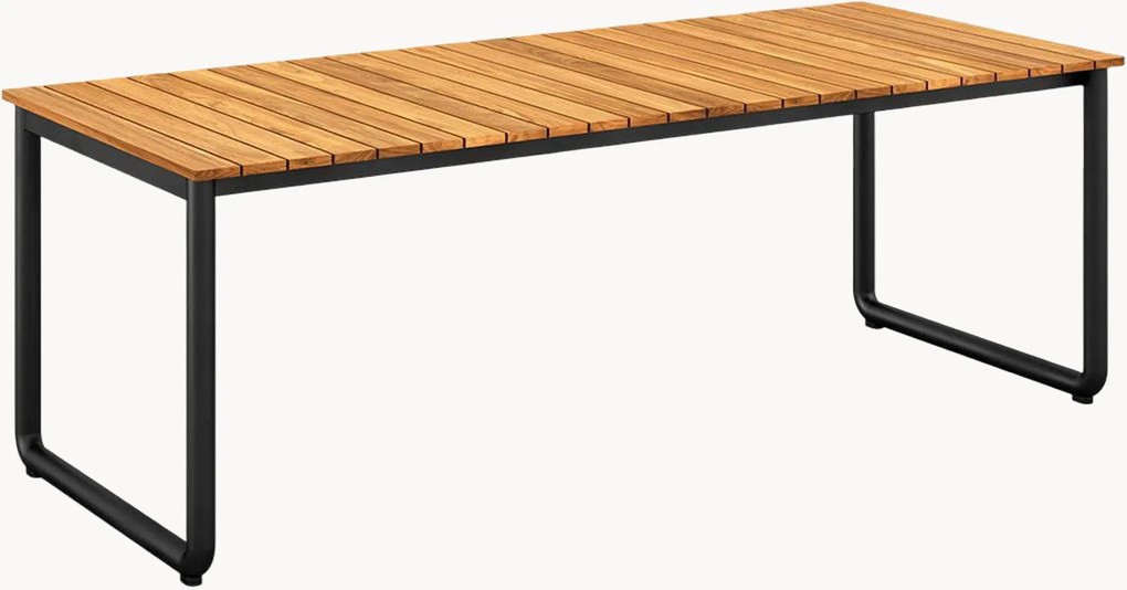 Tavolo outdoor con piano in legno di teak Patio