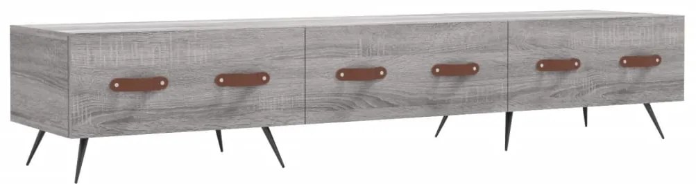 Mobile porta tv grigio sonoma 150x36x30 cm in legno multistrato