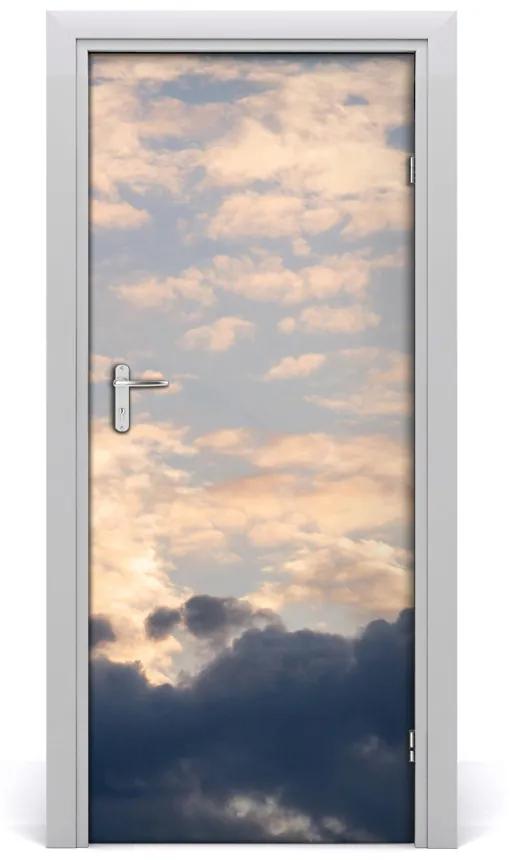 Sticker porta Nuvole nel cielo 75x205 cm