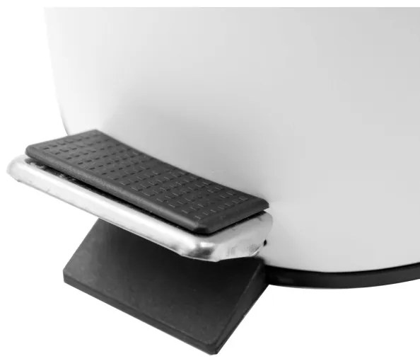 Aqualine - Cestino dei rifiuti SIMPLE LINE 3 l bianco opaco