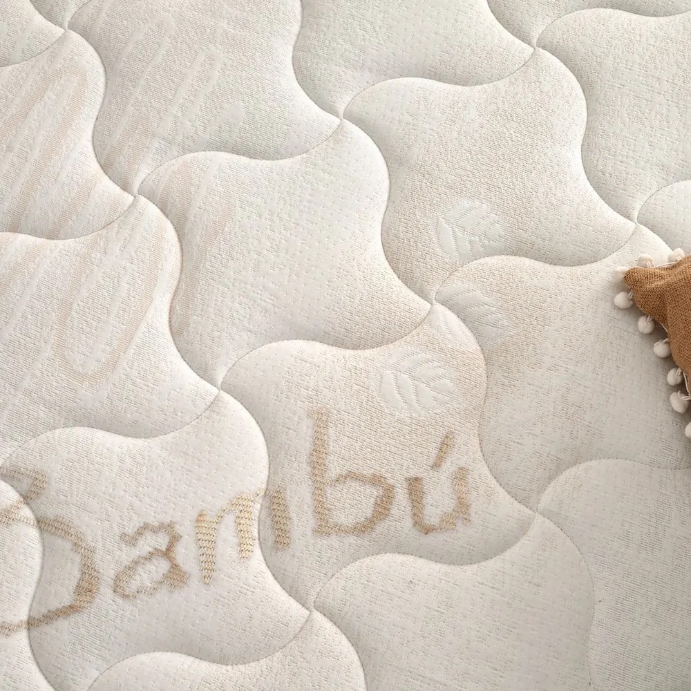 Materasso bifacciale in schiuma media/straordinaria 140x200 cm Bamboo Eco Fresh - Moonia