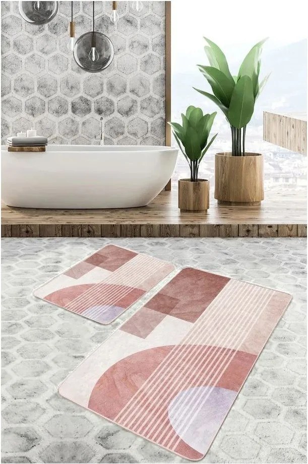 Set di tappetini per il bagno in velluto 2 pz 60x100 cm – Mila Home