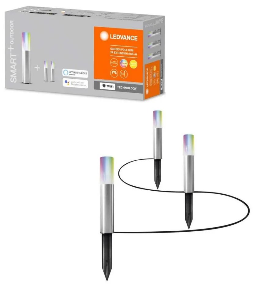 Ledvance - PACK 3x Lampada LED RGB per esterno SMART+ MINI 3xLED/1.9W/230V IP44 Wi-Fi