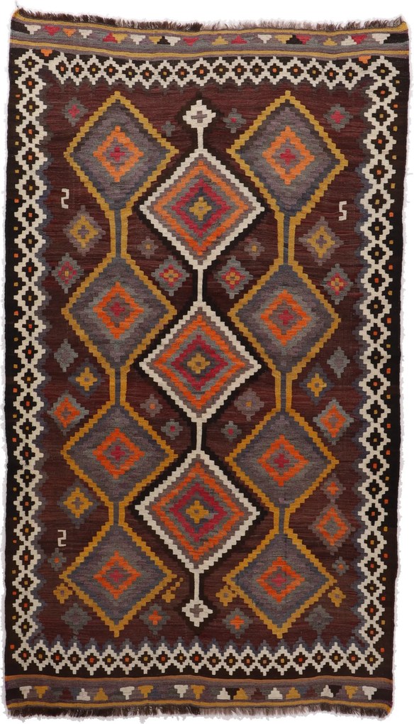 Kilim Tappeto 240 x 140 (Pakistan) Tessuto A Mano