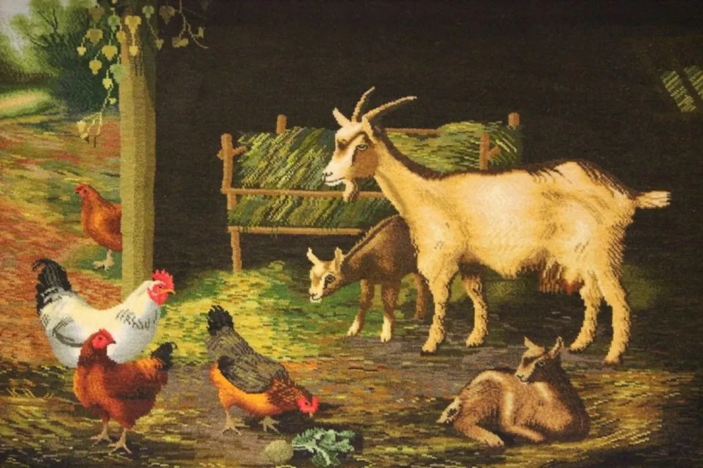 Tabriz Tappeto 70x50 (Iran) Annodato A Mano