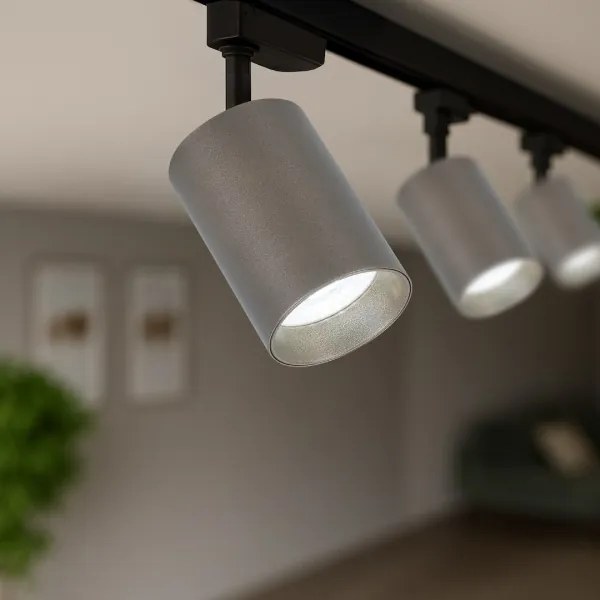 Faretto PIPE per sistema binario monofase 1xGU10/10W/230V marrone