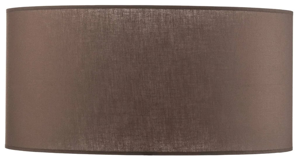 Duolla Paralume Roller, marrone terra, Ø 50 cm, altezza 24 cm
