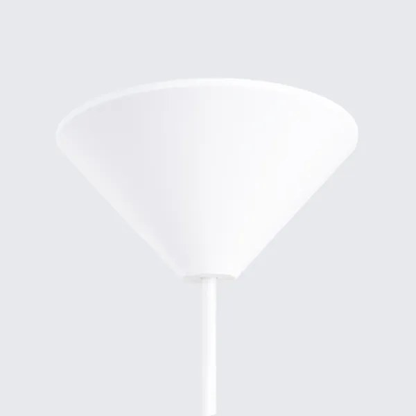 Sollux SL.1327 - Lampadario a sospensione con filo FRIKA 1xE27/15W/230V diametro 34 cm bianco
