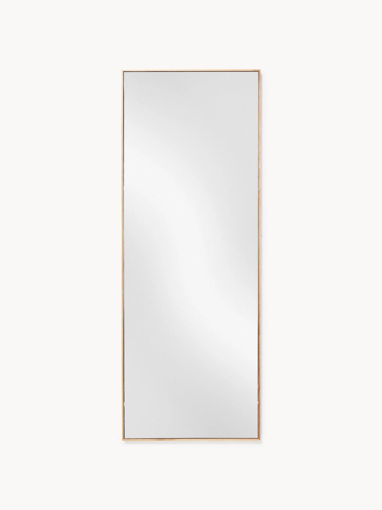 Specchio da parete a figura intera con cornice in legno di quercia Avery