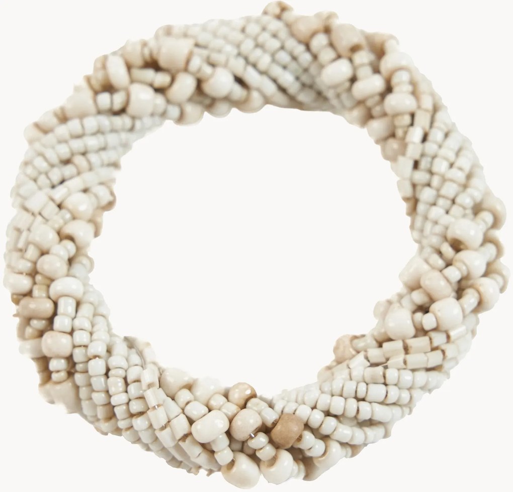 Portatovagliolo intrecciato a mano Beaded