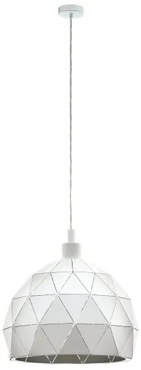 Eglo 97854 - Lampadario a sospensione con filo ROCCAFORTE 1xE27/60W/230V