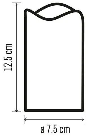 SET 2x LED Decorazioni natalizie 2xLED/2x2AA + telecomando