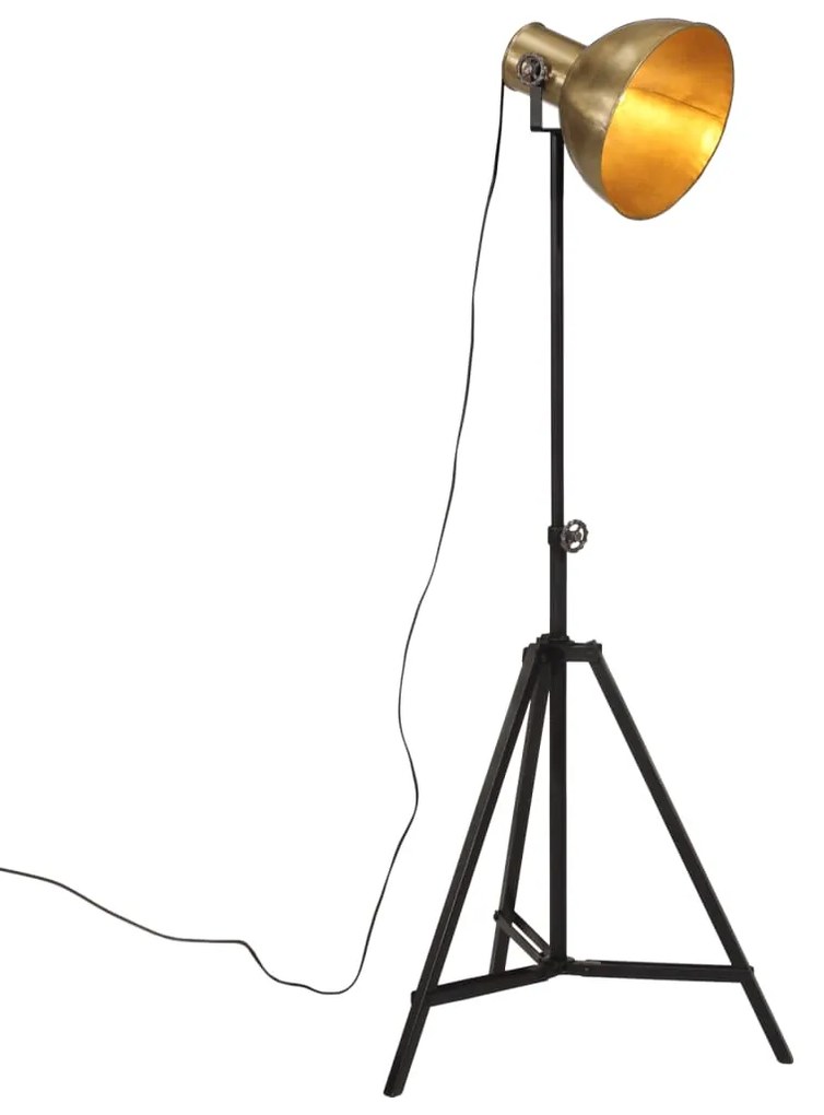 Lampada Da Terra 25 W Ottone Anticato 61x61x90/150 Cm E27 /