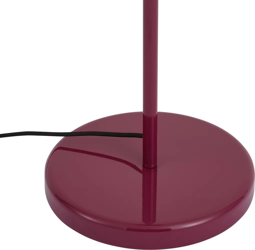 Lampada da terra retrò color prugna 140cm - Ophelia