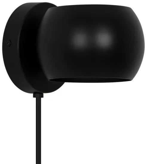 Nordlux - Faretto da parete orientabile BELIR 1xG9/5W/230V nero