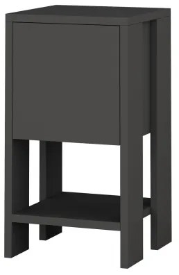 Comodino EMA 55x30 cm antracite
