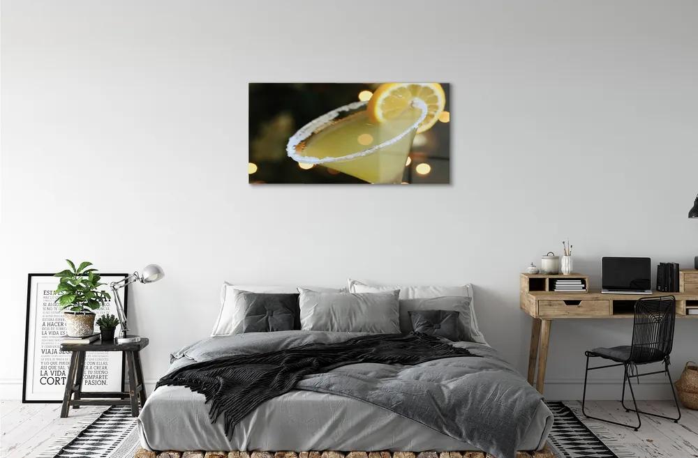 Quadro acrilico Cocktail al limone 100x50 cm
