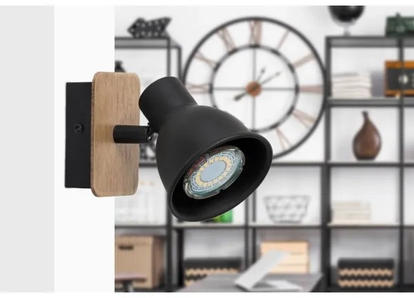 Rabalux 5902 - Faretto da parete MAC 1xGU10/15W/230V