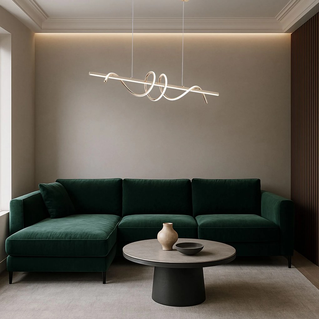 Lampada a sospensione LED G065-CP Gold