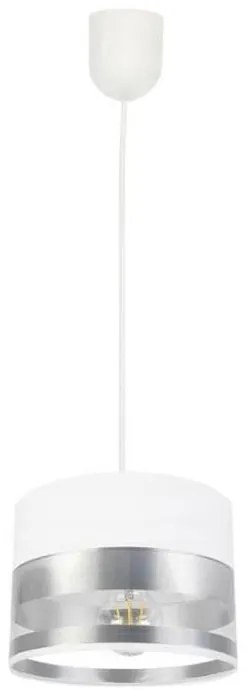 Lampadario su catena MILO 1xE27/60W/230V argento