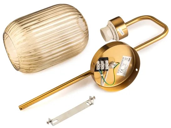 ONLI - Lampada da parete DOROTY 1xE27/15W/230V in ottone