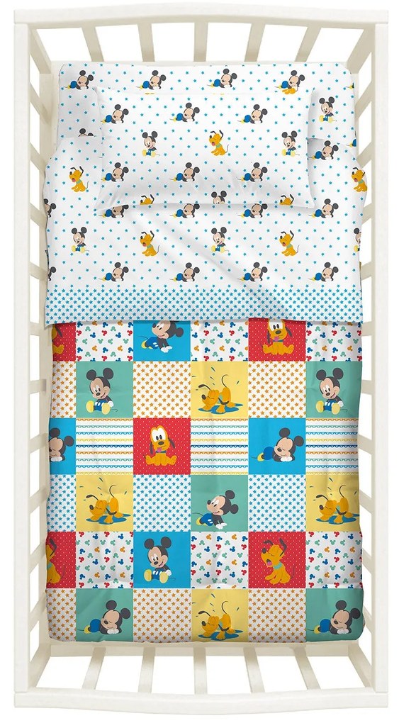 Trapunta Mickey patch Disney baby, in cotone CALEFFI