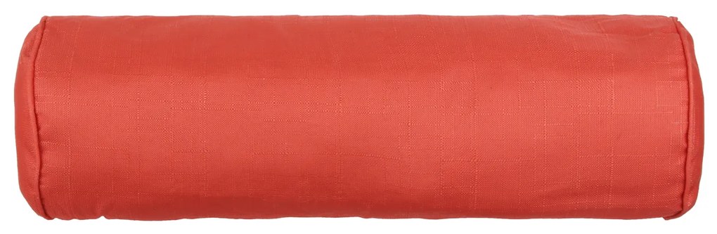 Cuscino poggiatesta a rullo corallo 18x50 cm idrorepellente