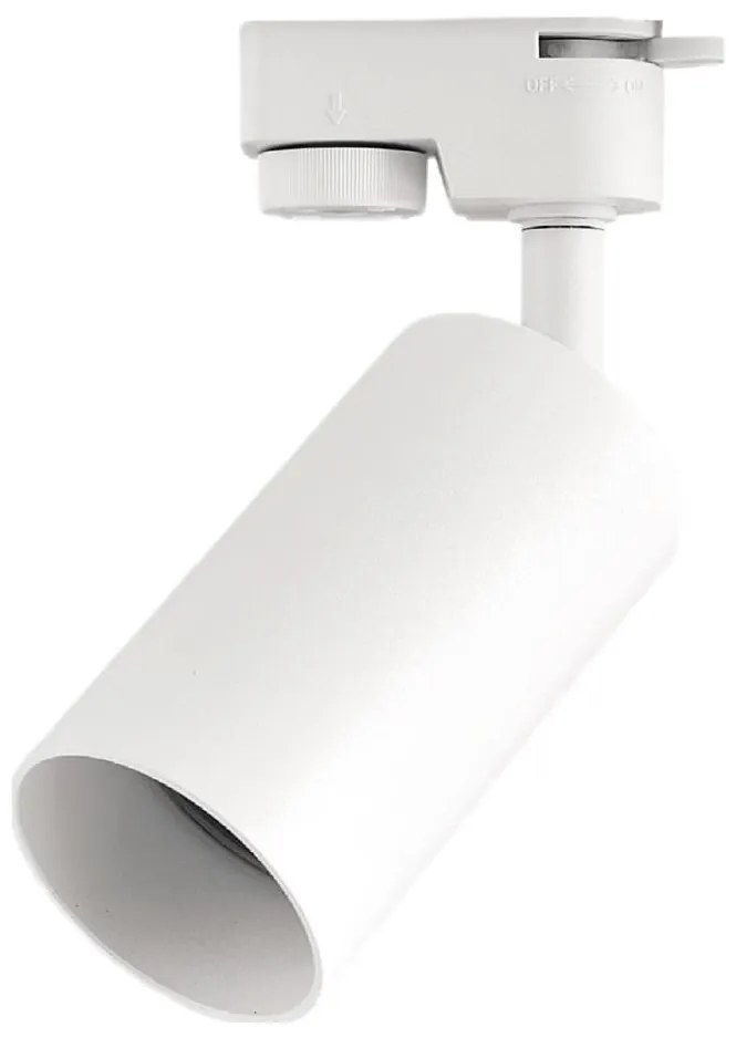 Faretto per sistema binario monofase 1xGU10/10W/230V bianco