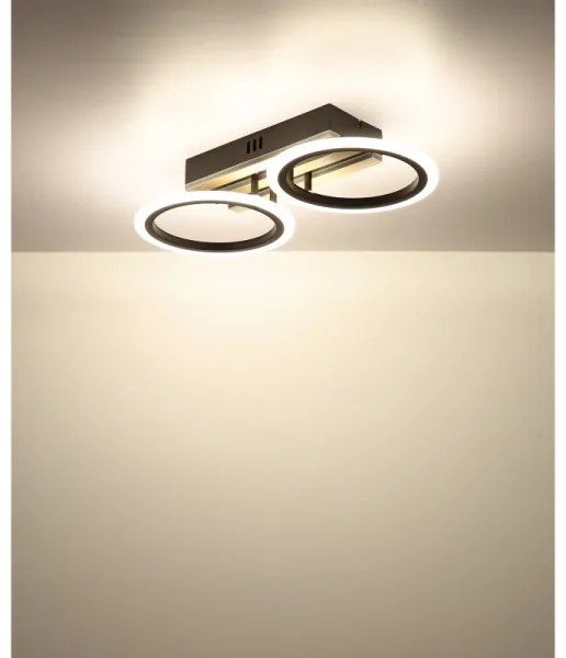 Globo 67360D2 - Plafoniera LED BLEVINS 15W/230V 3000/4200/600K