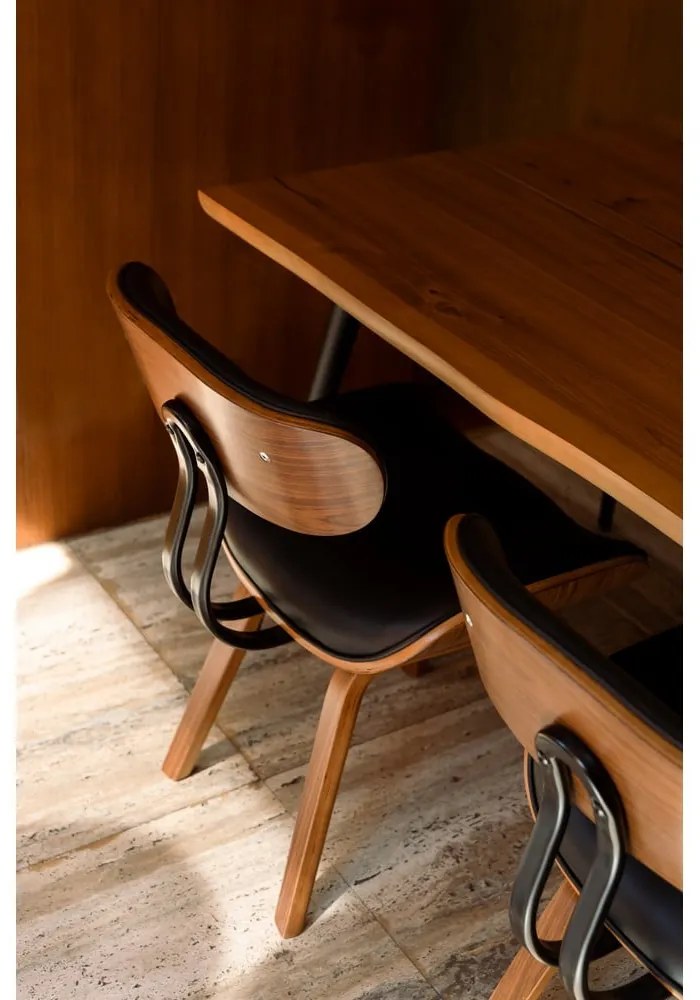 Sedia Wallnut nera Blackwood - Dutchbone