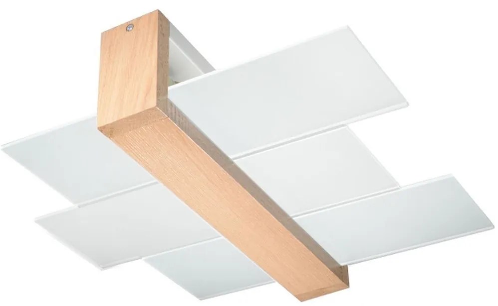 Brilagi - Plafoniera LED HERA 2xE27/7,5W/230V legno