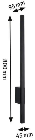 Paulmann 94742 - LED/11,5W IP44 Applique da esterno STAN 230V