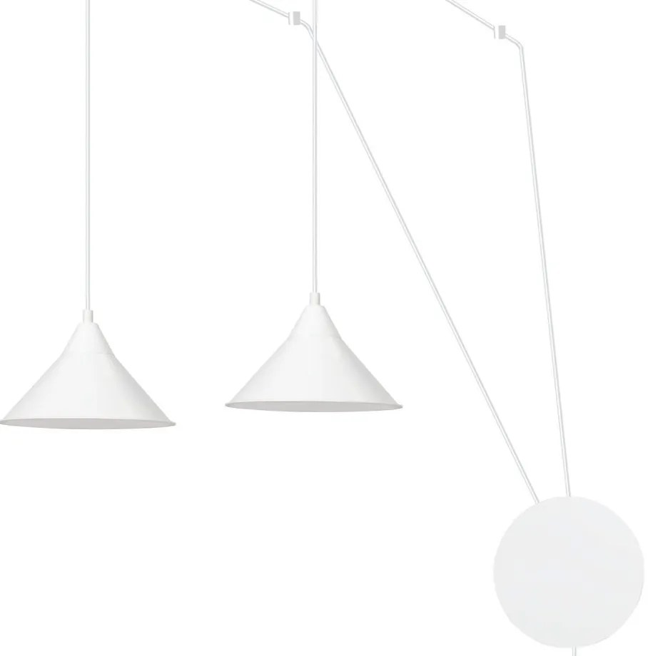 Piantana a Sospensione ABRAMO 2 WHITE o Black