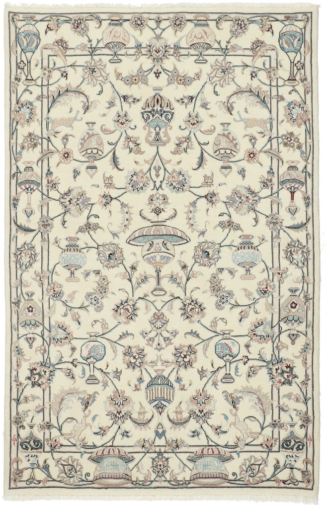 Kashmar Tappeto 210 x 140 (Iran) Annodato A Mano