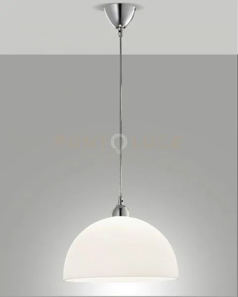 Nice sospensione bianca d.36 cm cm 1 luce attacco e27 in metallo e ...