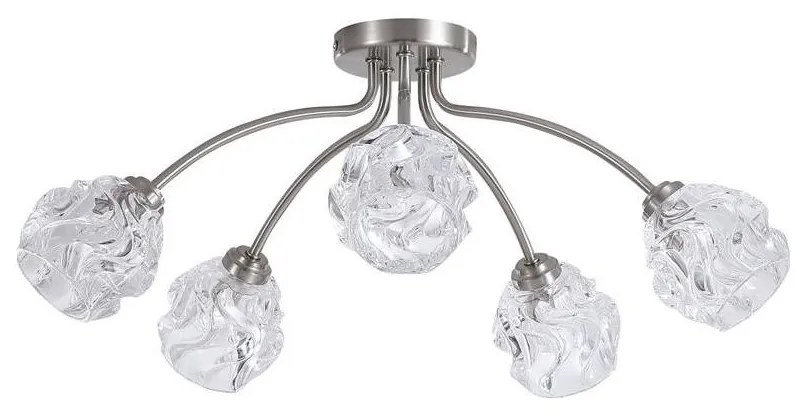 Searchlight 11525-5SN - Plafoniera ASTRAL 5xG9/33W/230V cromo satinato