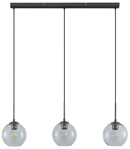 Firano 3 Lampada a Sospensione Clear/Metal - Lindby