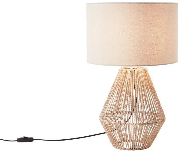 Brilliant - Lampada da tavolo LARAINE 1xE27/42W/230V beige