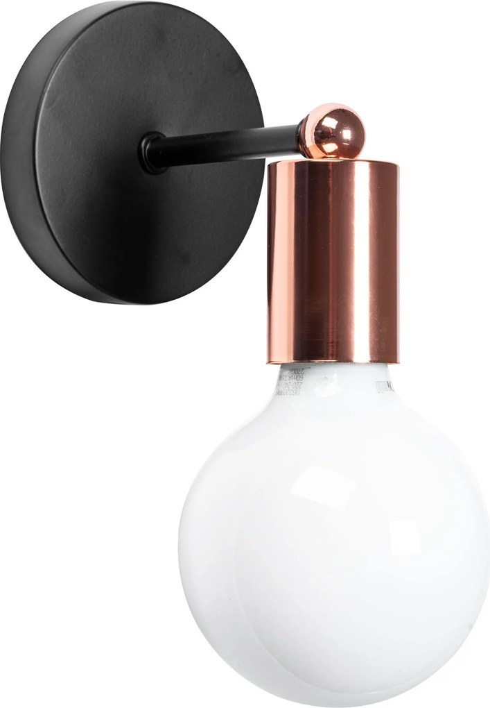 Lampada Da Muro Metallico Rose Gold 392205