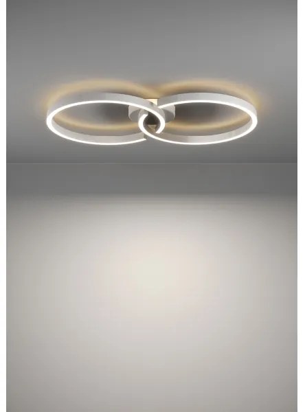 Eglo 900954 -Plafoniera LED RGBW dimmerabile AMANDOLO 19,5W/230V bianco + +TC