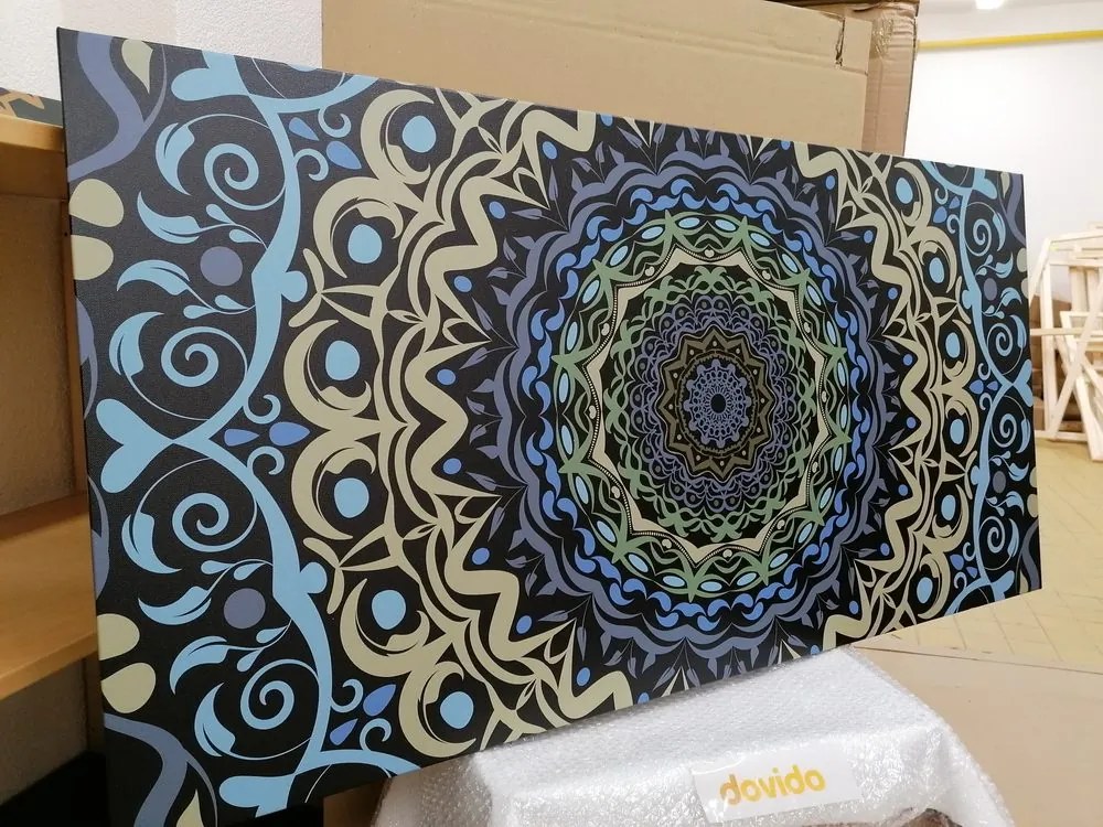 Stampa su tela – Mandala astratta in stile vintage