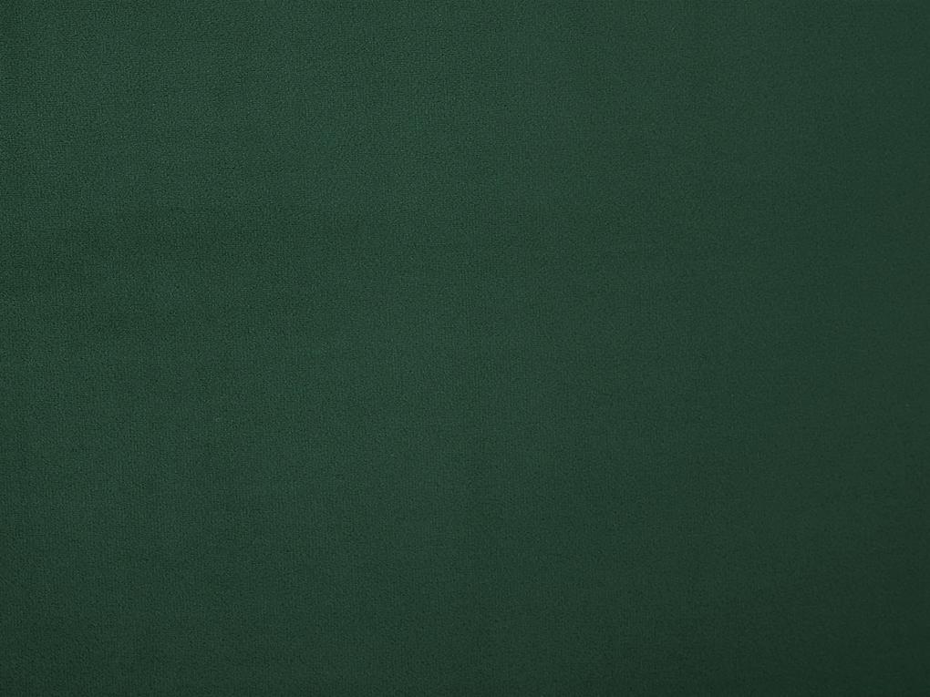 Letto matrimoniale velluto verde 180 x 200 cm MELLE Beliani