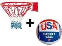 Canestro da Basket 46 cm con Palla USA Multicolore