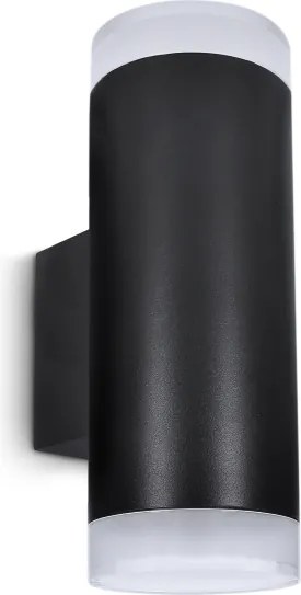 Brilagi - Applique da esterno LED RGBW MATERA 2xGU10/6W/230V nero IP54