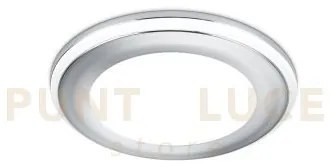 Aura faretto da incasso plastica cromata tripla accensione indipend...